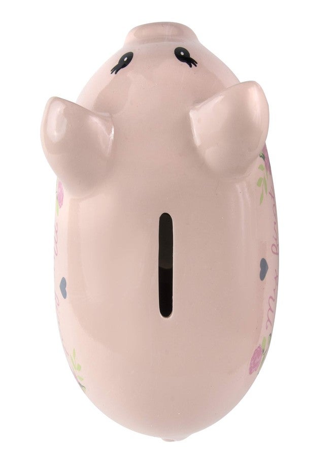 Baby Essentials My First Piggy Bank, Baby's First Piggy Banks for Boys and Girls (Flowers) - Image 3